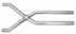 Pypes Universal 2.5" X-Pipe Tunnel Crossover Kit (1964 - 1978 Ford Mustang / 1967 - 2002 GM F-Body) - XVF10