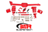 BMR Watts Link - Body Mount - Rod Ends - Adjustable Axle Clamps - Red (2005 - 2014 Mustang / 2007 - 2014 Shelby GT500) WL006R