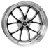 Weld 17x10.5 S76 Rear Wheel Black Center (2011-2023 Mustang / 2024 Mustang Non PP & Darkhorse) 76LB7105A80A