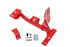 BMR Torque Arm Relocation Crossmember - TH400 - Red (1993 - 2002 LT1 F-Body) TCC014R