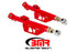 BMR Lower Control Arms - DOM - On-Car Adjustable - Polyurethane/Rod End - Red (1979 - 1998 Mustang) TCA051R