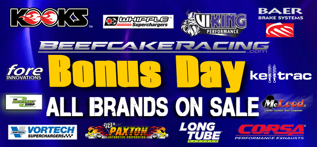 Christmas Bonus Day Sale 2025 is LIVE at Beefcake Racing.