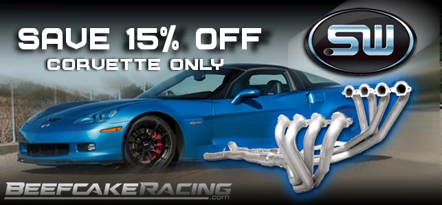 Save 15% Off Stainless Works Corvette Headers and Exhaust now at Beefcake Racing. 
