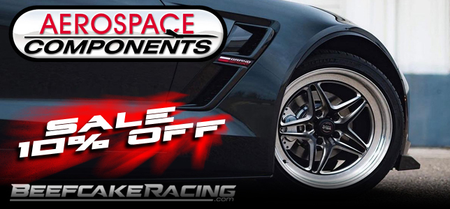 Save 10% off Aerospace Billet Brake kits now at Beefcake Racing.