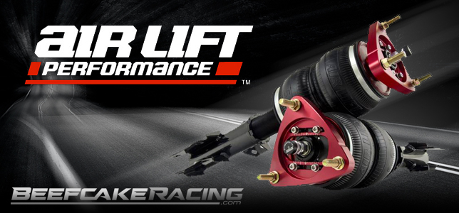 Shop Airlift Suspension now at Beefcake Racing. Call 1-855-827-7223.