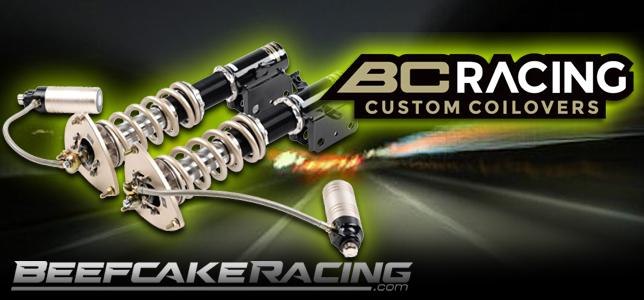 Shop all BC Racing Coilover Suspension for Mustang, Corvette and More at Beefcake Racing.