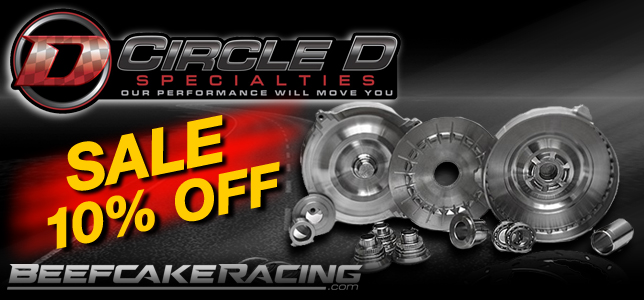 Black Friday Sale 10% off Circle D Specialties Torque Converters at Beefcake Racing