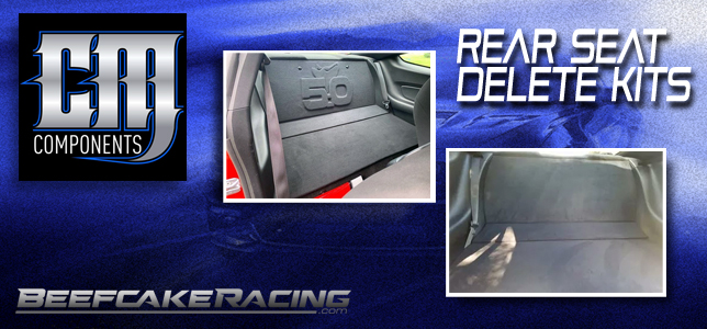 Shop all CM Components Mustang Rear Seat Deletes at Beefcake Racing. 