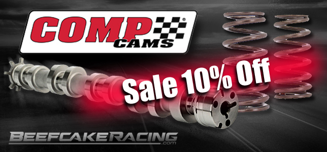 Shop all Comp Cams now from Beefcake Racing at 10% off Sale.