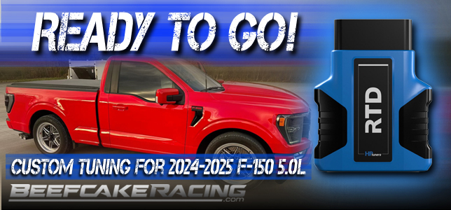 Custom Tuning for 2021-2025 Ford F-150 trucks now available at Beefcake Racing.