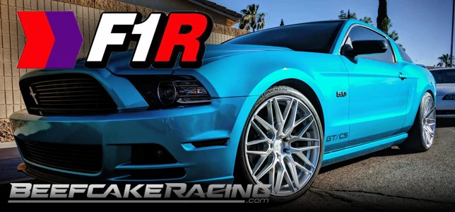 Shop all F1R Direct Fitment Mustang Wheels now at Beefcake Racing.