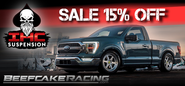 Christmas Sale 15% Off all IHC Truck Suspension and Lowering Kits at Beefcake Racing