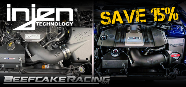 Save 15% Off Injen Performance Cold Air Intakes now at Beefcake Racing.