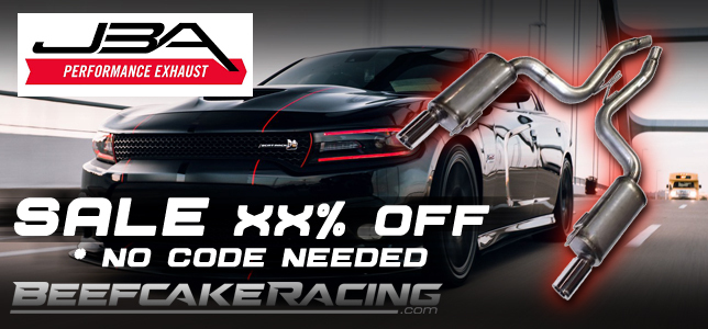 Shop all JBA performance exhaust systems on sale now at Beefcake Racing.