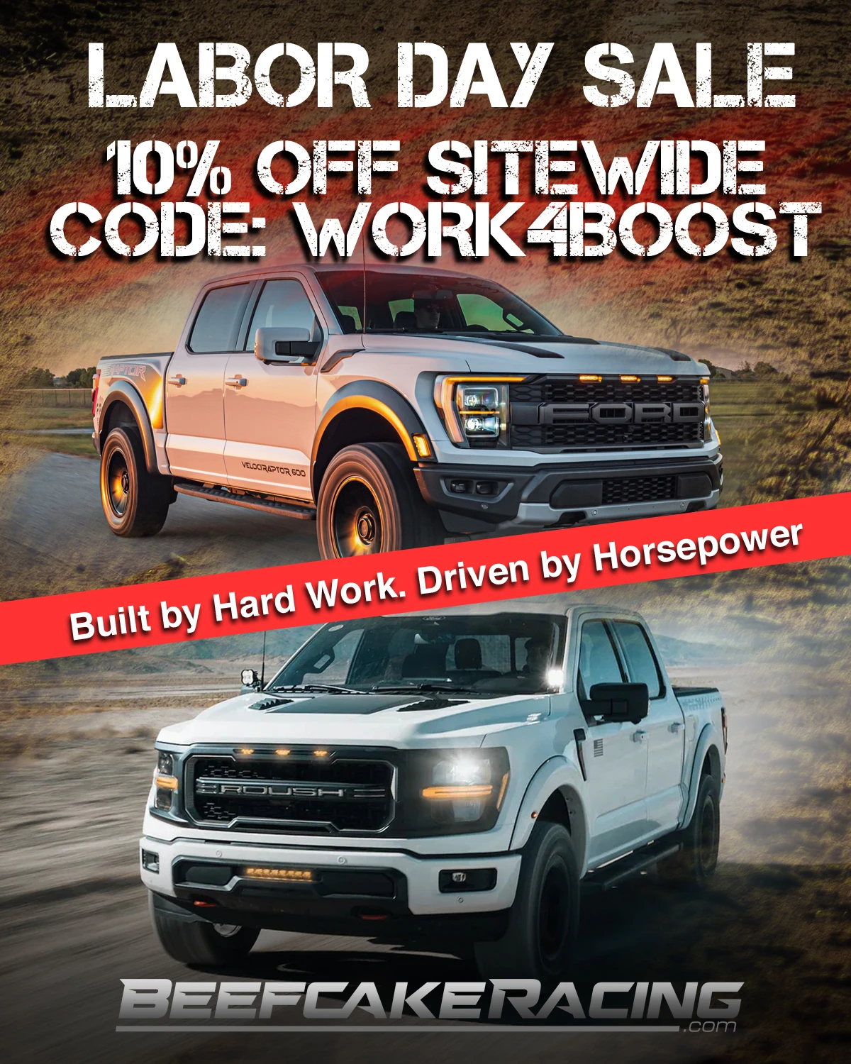 Extended Labor Day Sale deals now at Beefcake Racing including a Sitewide 10% Off. 