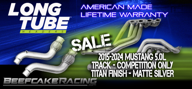 LTH 2015-2024 Mustang GT Competition Only Headers on Sale at Beefcake Racing