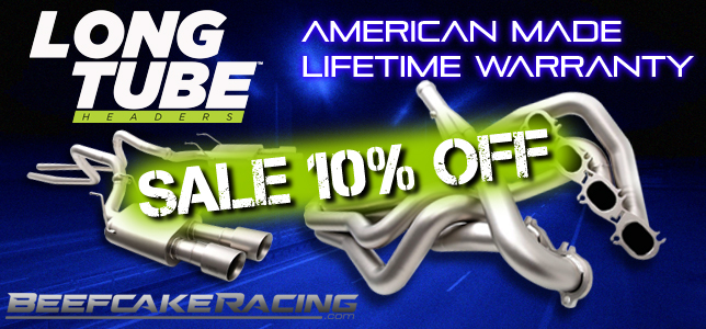 Save 10% Off LTH Headers and Exhaust Parts at Beefcake Racing