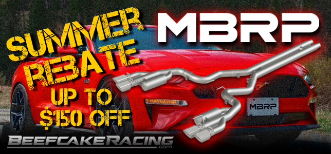 MBRP Exhaust Sale $150 Rebate at Beefcake Racing