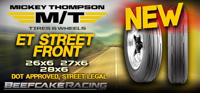 Shop all Mickey Thompson Tires for street, drag race or truck off road now at Beefcake Racing. Free Shipping and lowest prices guaranteed.