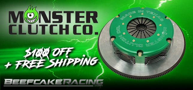 Save $100 off all Monster Clutch Kits now at Beefcake Racing