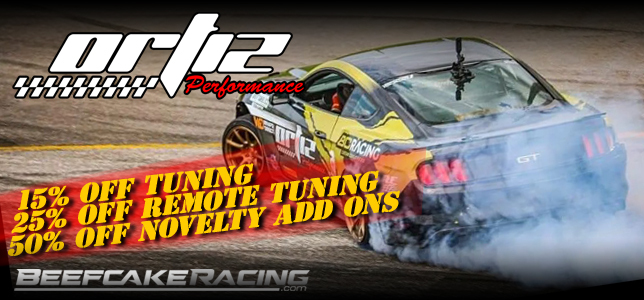 Memorial Dale Sale save 15% Off Ortiz Performance Mustang and F150 tuning now at Beefcake Racing.