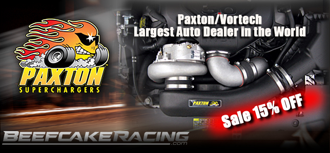 Save 15% Off Paxton Supercharger Kits at Beefcake Racing