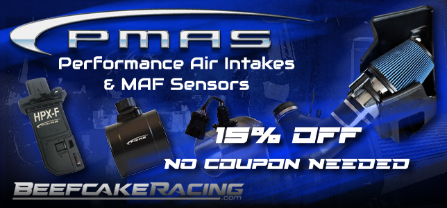 Christmas Sale 15% Off PMAS Performance Parts at Beefcake Racing