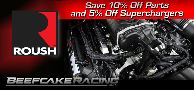 Save 10% Off Roush Performance Parts now for the 2026 Memorial Day Sale at Beefcake Racing. 