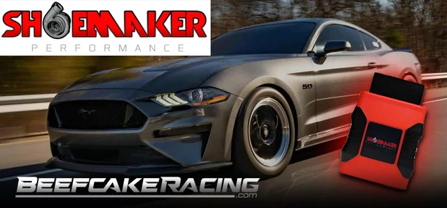 Shop all Shoemaker Performance Ford Mustang and F150 custom tuning at Beefcake Racing.