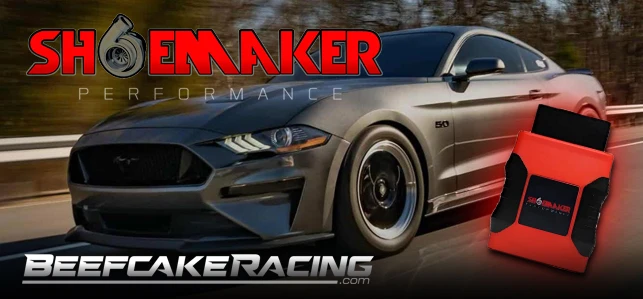 Shop all Shoemaker Performance Ford Mustang and F150 custom tuning at Beefcake Racing.
