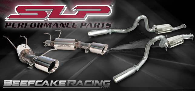 Shop all SLP Performance exhaust and accessories now at Beefcake Racing. 