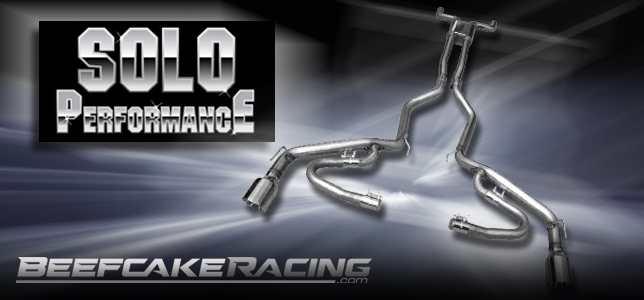 Solo Performance Exhaust on sale now at Beefcake Racing.