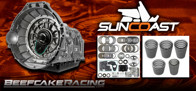 Shop all Suncoast Performance transmission upgrades now at Beefcake Racing. 