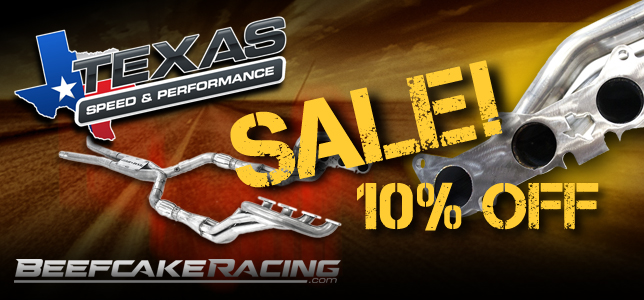 Save 10% Off Texas Speed Headers at Beefcake Racing