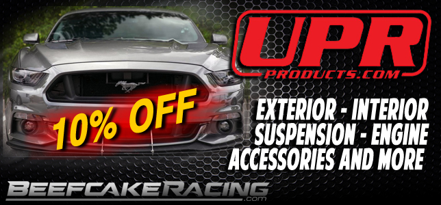 Shop all UPR Mustang and F-150 products now at 10% Off at Beefcake Racing