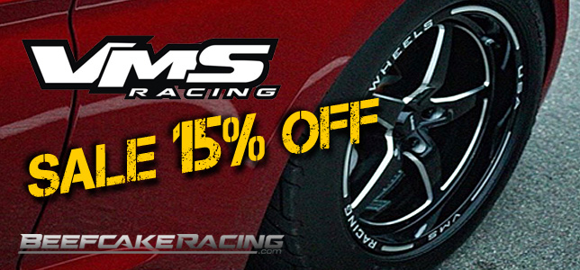 Black Friday Sale on VMS Wheels 15% Off at Beefcake Racing