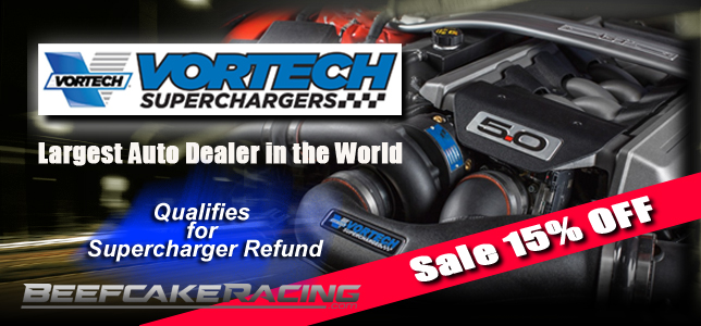 Black Friday Sale on Vortech Superchargers 15% off at Beefcake Racing