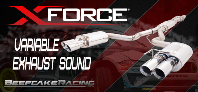 Shop all XForce variable exhaust systems now at Beefcake Racing. 