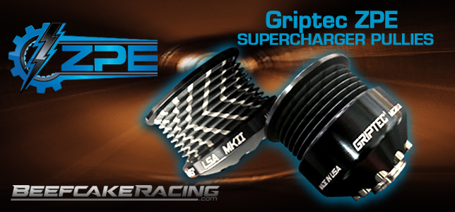 ZPE Griptec Supercharger Pullies at Beefcake Racing