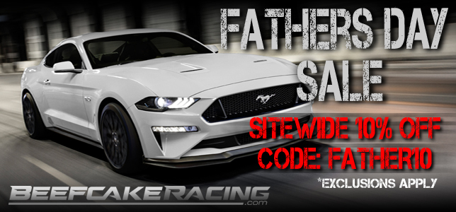 Save 10% off during the Fathers Day Sale at Beefcake Racing.
