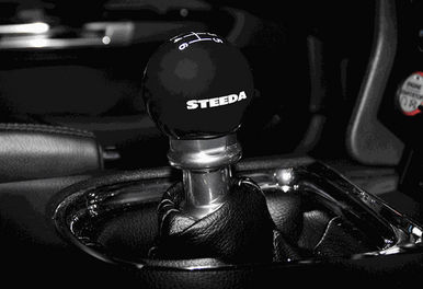 Steeda Shift Knob Black 6-Speed (2015-2023 Mustang) 203-E216ULSI20