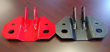 BMR Rear Upper Shock Mounts Red (2015-2023 Mustang / 2024 Mustang) SM760R