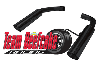 Pypes Axle Back Pype Bomb Black (2015-2017 Mustang GT / 2024 Mustang GT) SFM81MSB
