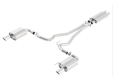 Borla 2.5″ Touring Catback Exhaust (2015-2017 Mustang GT / 2024 Mustang GT) 140589