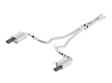 Borla 2.5″ ATAK Exhaust Cat-Back Black Aggressive Sound (2015-2017 Mustang GT / 2024 Mustang GT) 140591BC