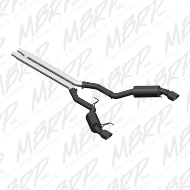 MBRP Race Series Cat Back Exhaust Black (2015-2017 Mustang GT / 2024 Mustang GT Coupe) S7278BLK