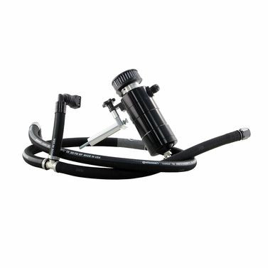 UPR Products Dual Breather Tank Plug-N-Play Black (2015-2023 Mustang GT) 5029-211