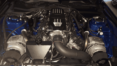 UPR Products Strut Tower Breather Can Satin (2015-2023 Mustang GT) 5029-216