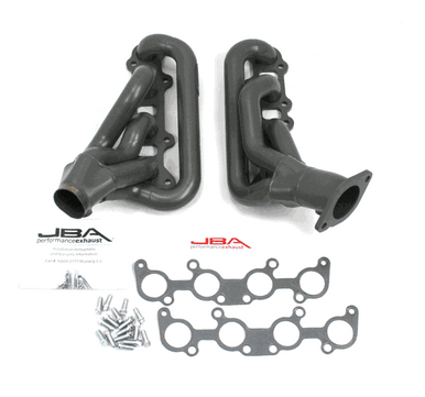 JBA Performance 1 3/4″ Shorty Titanium Silver Ceramic (2015-2023 Mustang GT) 1689SJT