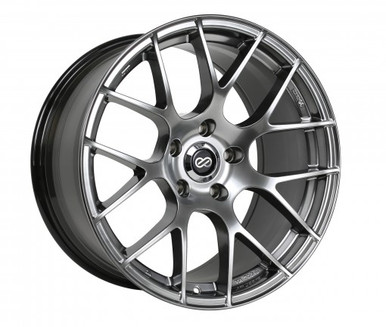 Enkei 19x9.5 Raijin Wheel 5x114.3 BC 35 ET Hyper Silver 467-995